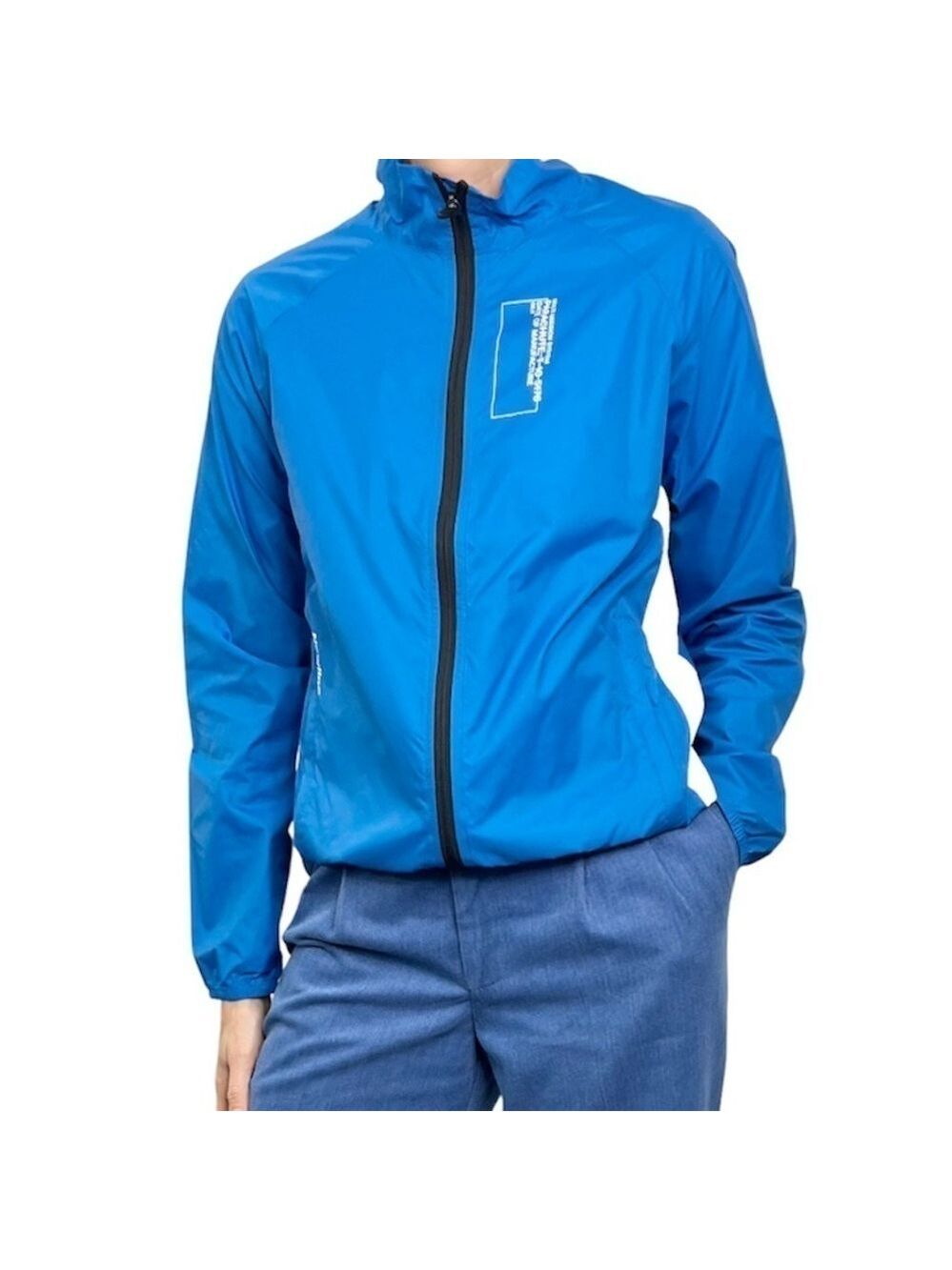 NWT Newline Denmark blue parachute running jacket M